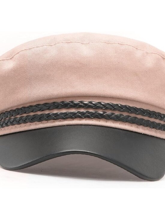 Women\'s Newsboy Cap Fiddler Caps Classic Beret Hat Fisherman Flat Hats Pink main image 5